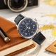 Мужские наручные часы Механика с Автоподзаводом Orient RA-AK0806L30B Серебристые\Синий циферблат\Синий ремешок - изображение 13
