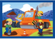 Puzzle Clementoni Super Kolor Busy at Work 4 in 1 21741 (8005125217410) - obraz 3