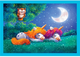 Puzzle Clementoni Super Kolor A Day with Unicorns 4 in 1 21740 (8005125217403) - obraz 2