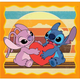 Puzzle Clementoni Super Kolor Disney Stitch 3 x 48 elementów 25062 (8005125250622) - obraz 2