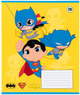 Набір шкільних зошитів Kite DC Comics 12 аркушів у косу лінію 25 шт (DC25-235) - зображення 10