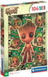 Puzzle Clementoni Super Kolor Marvel Groot 104 elementy 25051 (8005125250516) - obraz 1