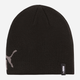 Підліткова демісезонна шапка біні Puma Ess Mid Crown Cuffless Beanie Jr 2656001 Чорна (4069157147637) - зображення 2