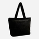 Torba shopper damska materialowa duża Puma Up Faux Fur Shopper 9171201 Czarna (4069157052207) - obraz 3