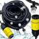Система полива туман Душ-ороситель воды для террасы и сада Patio Mistcooling Kit BD-10FT 10 метров - изображение 8