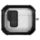 Футляр противоударный Locking Button для наушников Airpods 4 Black - изображение 1