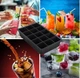 Форма для льда силиконовая с крышкой Кубики ICof 15 ячеек черная Лоток для фигурного льда (R051500) - изображение 10