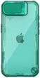 Etui Nillkin Iceblade Prop z oslona obiektywu i podstawka na Apple iPhone 16e Green (6902048296336) - obraz 1