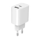 Зарядний пристрій Gembird 1xUSB-A+1xUSB-C 5V/2.4A (12W) white (TA-UC-2AC12-01) - зображення 4