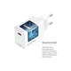 Зарядное устройство ColorWay GaN Mini 45W PD Port PPS USB-C white (CW-CHS057PD-WT) - изображение 8