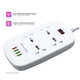 Мережевий фільтр живлення ColorWay 4 розетки/4USB White 1.8м (1QC3.0 + 3 AUTO ID) (CW-CHU44QW) - изображение 8