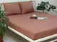 Простынь на резинке Tag Tekstil + наволочки 160х200х20 Mahogany Rose - изображение 1