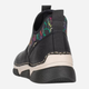 Sneakersy damskie Rieker 45957-00 41 (7.5UK) Czarne (4061811157266) - obraz 4
