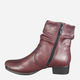 Botki damskie skórzane Rieker 78656-35 36 (3.5UK) Czerwone (4061811456970) - obraz 3