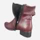 Botki damskie skórzane Rieker 78656-35 36 (3.5UK) Czerwone (4061811456970) - obraz 7
