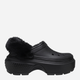 Chodaki damskie ocieplane Crocs Stomp Lined Clog 208546-001 37-38 Czarne (196265426102) - obraz 1
