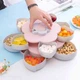 Двухъярусная монашественница для фруктов, закусок, сладостей ∙ Тарелка - поднос с секциями, 2 яруса 79189/98 - изображение 3