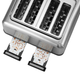 Toster BUYDEEM DT640E Stainless Stell - obraz 3