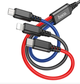 Кабель HOCO X76 Combo 3-in-1 Lightning / Micro-USB / Type-C ∙ Зарядный универсальный USB провод шнур 3 в 1 для зарядки Android / iPhone - изображение 2