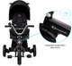 Rowerek trójkołowy Kinderkraft Easytwist Black (KREASY00BLK0000) - obraz 13