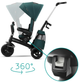 Rowerek trójkołowy Kinderkraft Easytwist Midnight Green (KKRETWIGRE0000) - obraz 4