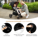 Wózek spacerowy Kinderkraft Mitzy Ink Black (KSMITZ00BLK0000) - obraz 10