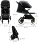 Wózek spacerowy Kinderkraft Mitzy Ink Black (KSMITZ00BLK0000) - obraz 13