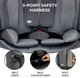 Автокрісло KinderKraft Oneto 3 i-Size Cool Grey (KCONE300GRY0000) (5902533922178) - зображення 14