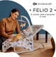 Leżaczek-bujaczek Kinderkraft Felio 2 Stone Grey (KBFELI20GRY0000) (5902533921119) - obraz 8