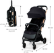 Прогулянкова коляска KinderKraft Apino Raven Black (5902533924127) - зображення 8