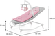 Leżaczek-bujaczek Kinderkraft Felio 2 Peony Rose (KBFELI20PNK0000) (5902533921096) - obraz 4