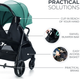 Wózek Kinderkraft Rine Juicy Green (5902533922154) (KSRINE00GRE0000) - obraz 11