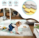 Килимок-пазл Kinderkraft Luno Shapes Yellow 30 елементів (KPLUSH00YEL0000) - зображення 10