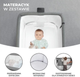 Приставне ліжечко-люлька KinderKraft Neste Grow Light Grey Full Wood (KCNEGR00LGR000W) - зображення 7