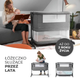 Приставне ліжечко-люлька KinderKraft Neste Grow Light Grey Full Wood (KCNEGR00LGR000W) - зображення 8