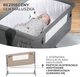 Приставне ліжечко-люлька KinderKraft Neste Grow Light Grey Full Wood (KCNEGR00LGR000W) - зображення 9
