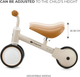 Jeździk biegowy Kinderkraft Cutie Beige (KRCUTI00BEG0000) - obraz 6