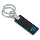 Брелок с двумя кольцами Piquadro BLUE SQUARE (B2) Black PC3755B2_N - зображення 1