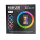 Кільцева LED лампа RGB 3D-33 XPRO 33см (40921-3D-33RGB_323) - изображение 3