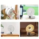 Настольный вентилятор на аккумуляторе Folding Fan D1 Бесшумный портативный аккумуляторный охлаждающий поворотный с пультом и функцией ночник белый для дома и офиса - изображение 13