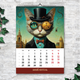 Календарь А4 перекидной настенный EL GATO GOMEZ 13 листов ENTERSTORE (art. 250141а4) - изображение 5