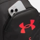 Рюкзак спортивный 26,5 л тканевый вмещает формат А4 Under Armour UA Hustle Lite Backpack 6000399-002 Черный (198632082935) - изображение 4