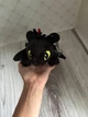 Беззубик Ночная Фурия мягкая игрушка, черный дракон Как Приручить Дракона на присоске - изображение 4