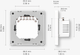 Розумний перемикач Wi-Fi Tuya Zigbee SR-ZT3-W Білий (5902135159453) - зображення 3