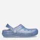Детские кроксы-сабо утепленные для девочки Crocs Classic Lined Glitter Clog T 207463-4PC 23-24 (C7) Голубые (196265885817) - изображение 1