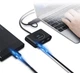 Хаб UGREEN USB 3.0 Hub 0.5m (Black) - зображення 3