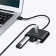 Хаб UGREEN USB 3.0 Hub 0.5m (Black) - зображення 5