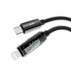 Кабель с дисплеем YOKI DISPLAY YK-DI88 Type-C на Lightning 30W 1.2м для быстрой зарядки iPhone и передачи данных шнур для быстрой зарядки - изображение 7
