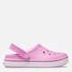 Детские кроксы-сабо для девочки Crocs Off Court Clog T 208479-6SW 27-28 (C10) Розовые (196265354207) - изображение 1