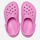 Детские кроксы-сабо для девочки Crocs Off Court Clog T 208479-6SW 27-28 (C10) Розовые (196265354207) - изображение 4